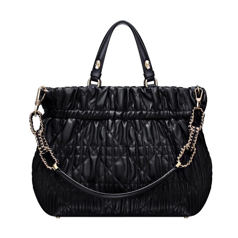 M0815OLCW M900 Borsa grande Dior Delices in pelle nera